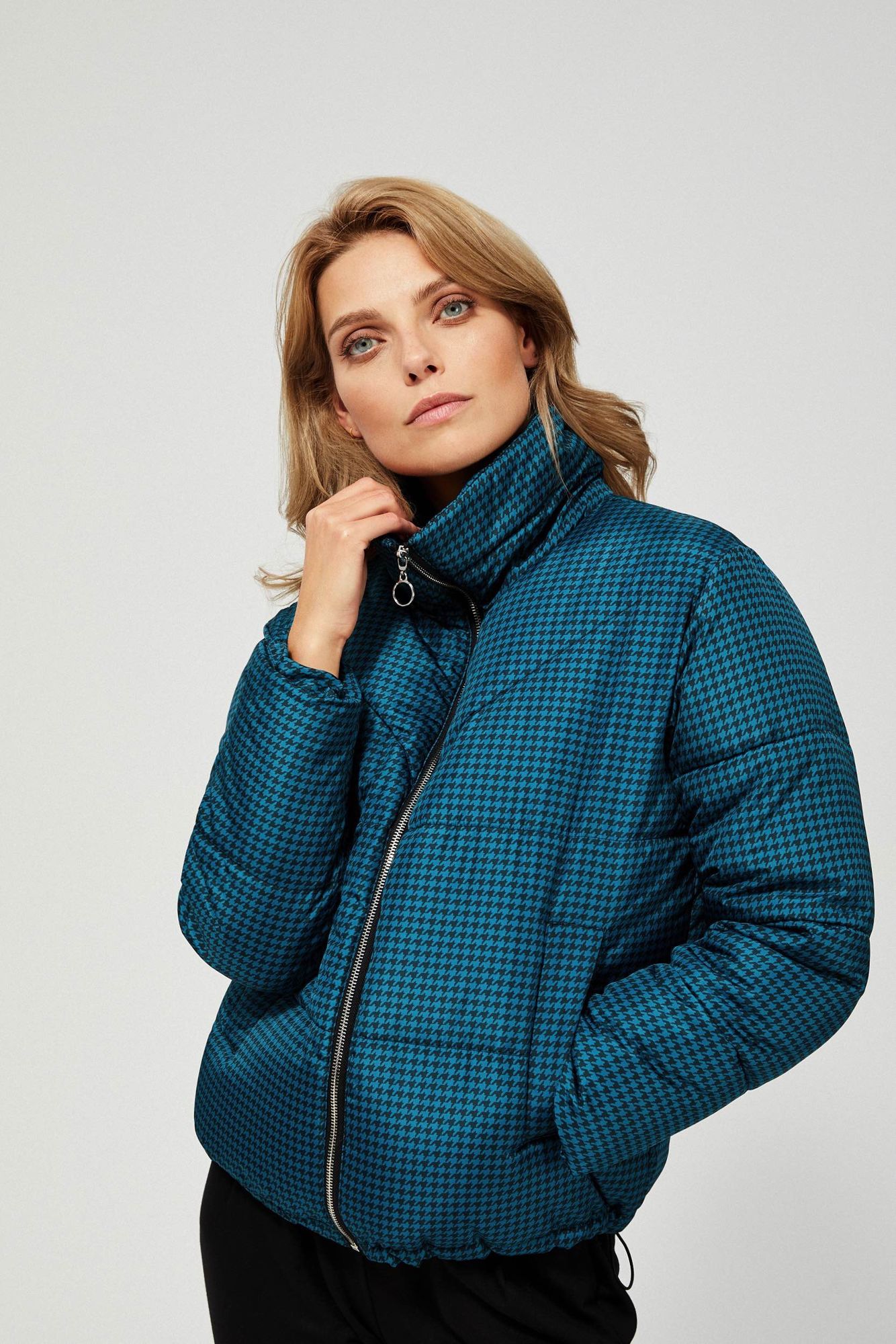 

Moodo Kurtka puffer Z-KU-3309 D.green; L