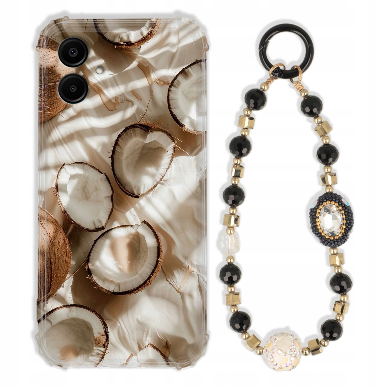 Pouzdro Pro Samsung A06 Case Antishock Zirkony Černo Zlaté|odolné|pevné