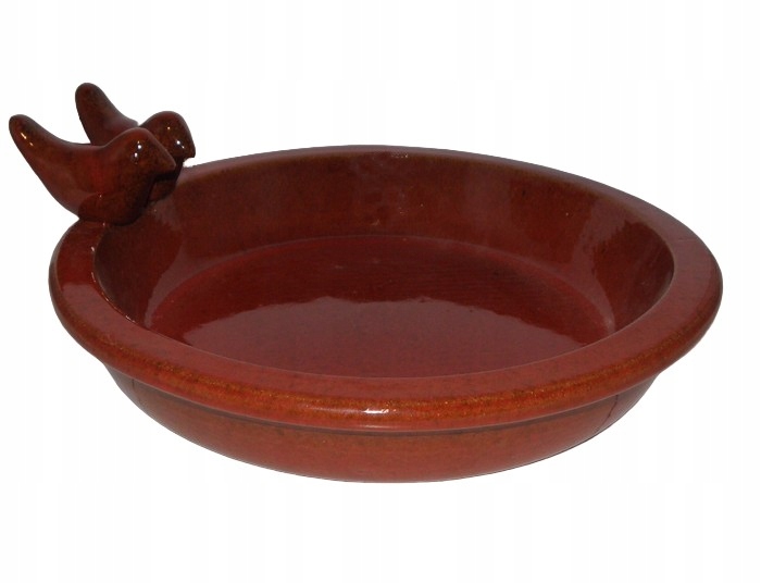 Duże poidło dla ptaków zwierząt poidełko ceramika szkliwona poj. 4 litry