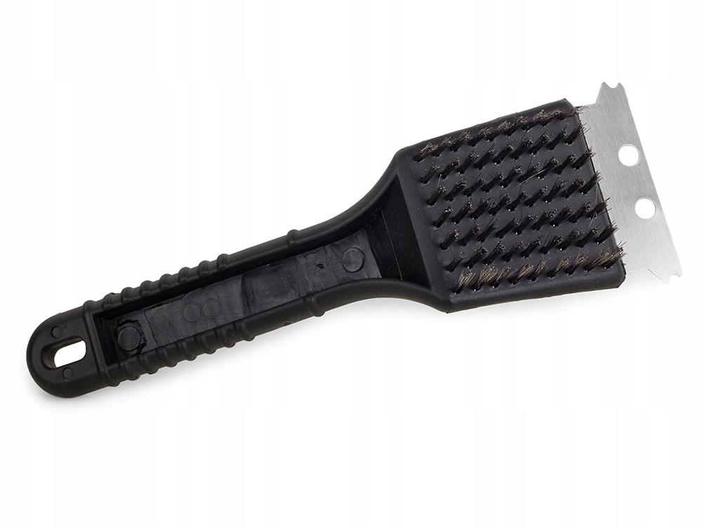 SZCZOTKA METALOWA SKROBAK DO CZYSZCZENIA CZYŚCIK GRILLA RUSZTU 2w1 MOCNA Długość całkowita 21.5 cm