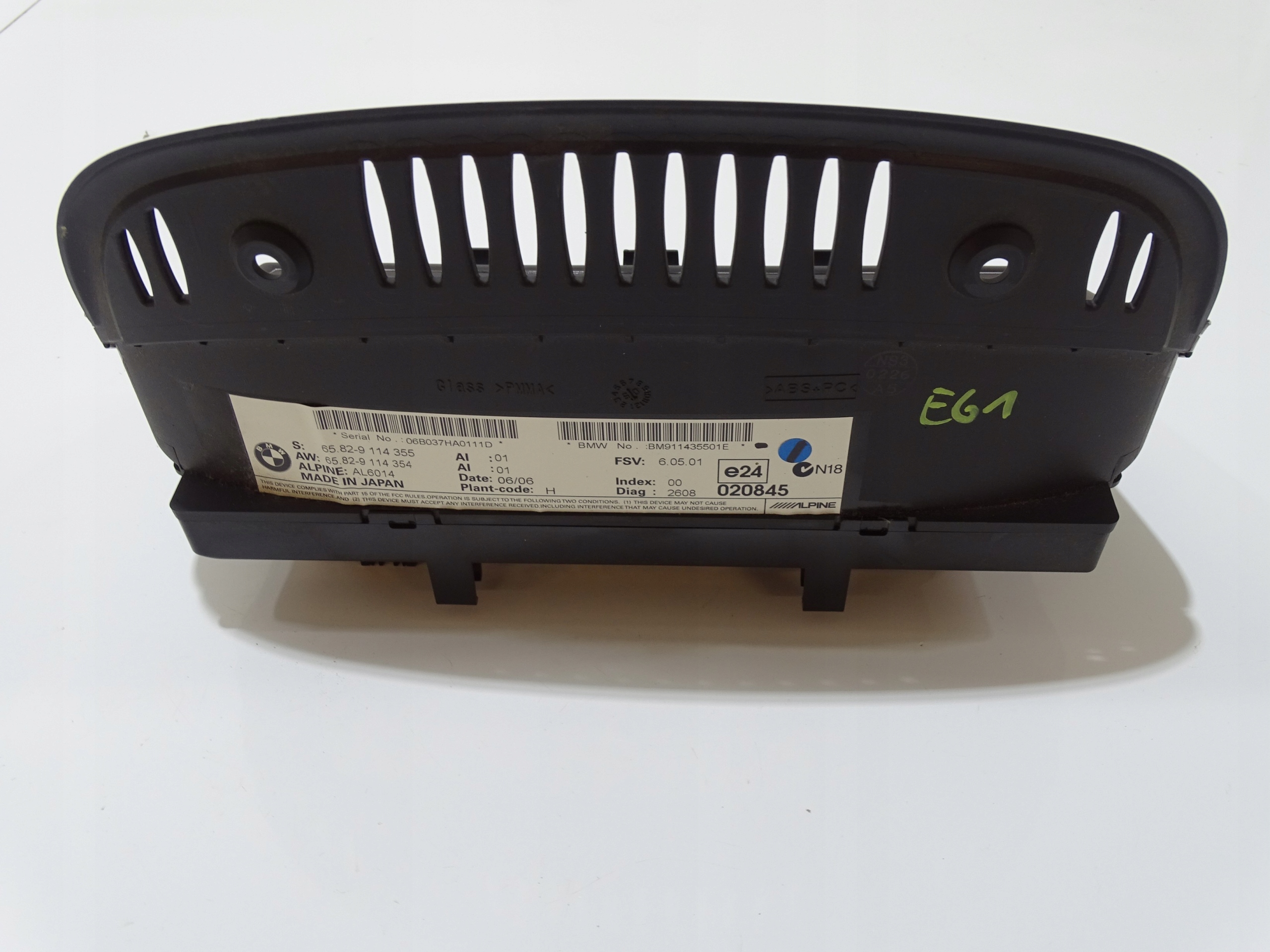 MONITOR display navigation devices BMW E60 E61 OE 9114355 (4642619)