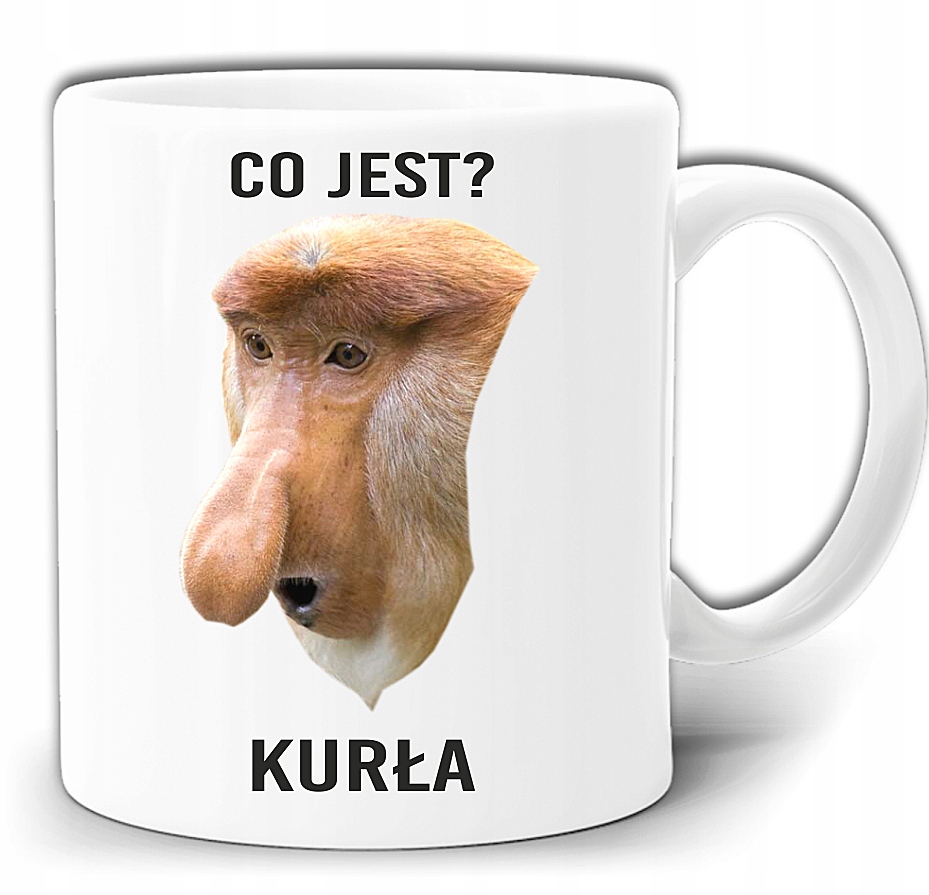 

Śmiesznyt Kubek Nosacz Co Jest Kurła +pudełk GW219
