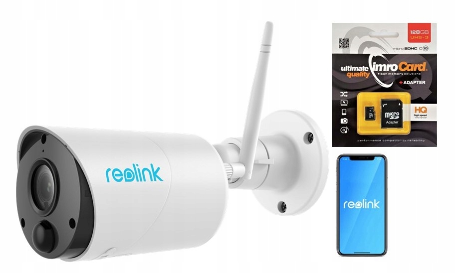 Kamera Reolink Argus B320 3MP batéria 2K Karta 128GB