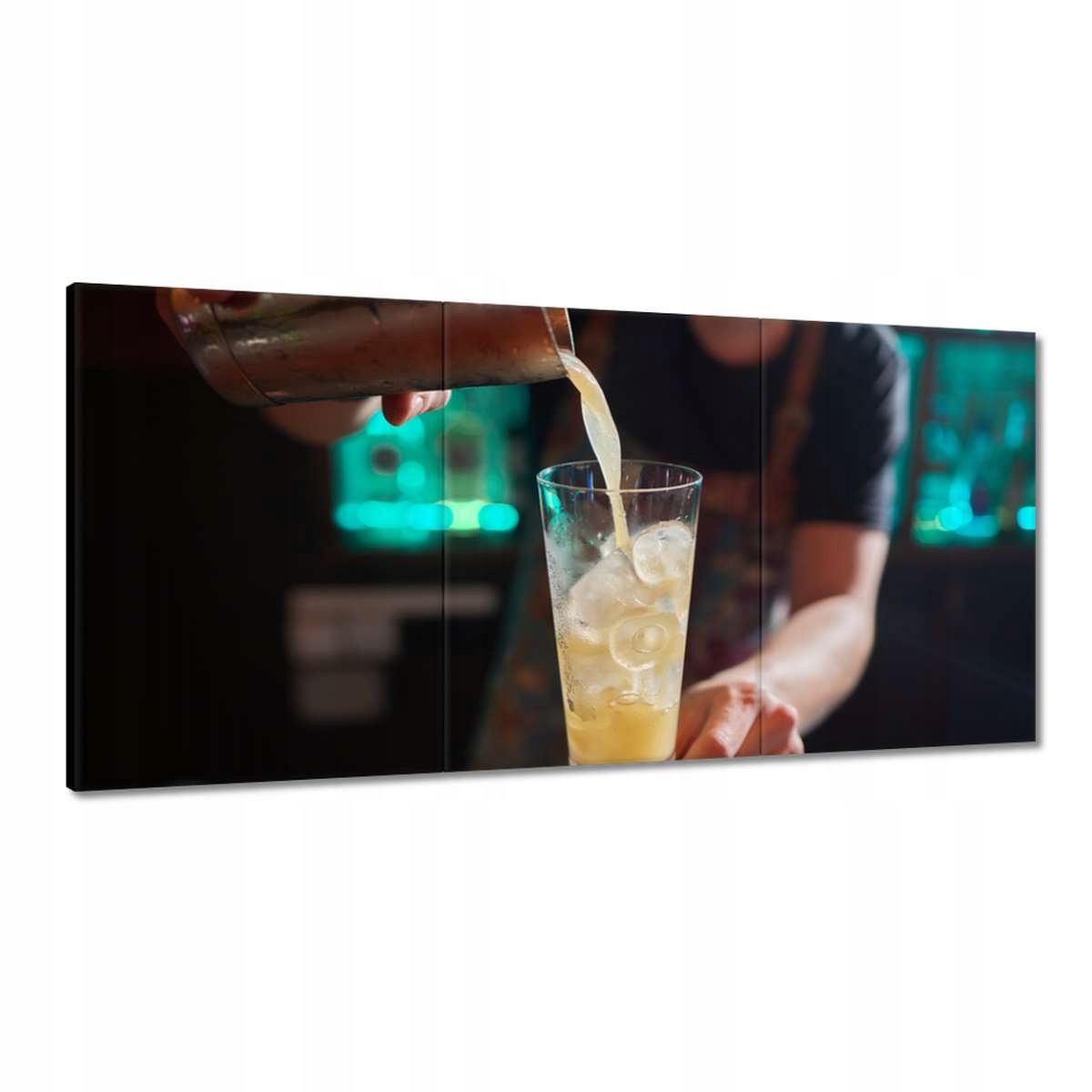 Obrazy 180x90 Barman alkoholický nápoj