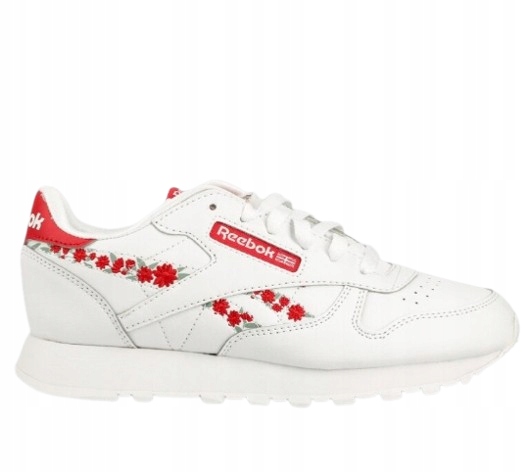 Reebok CL Lthr Buty Sportowe Dziecięce Białe Niskie 35 3J6G9* 35 3J6