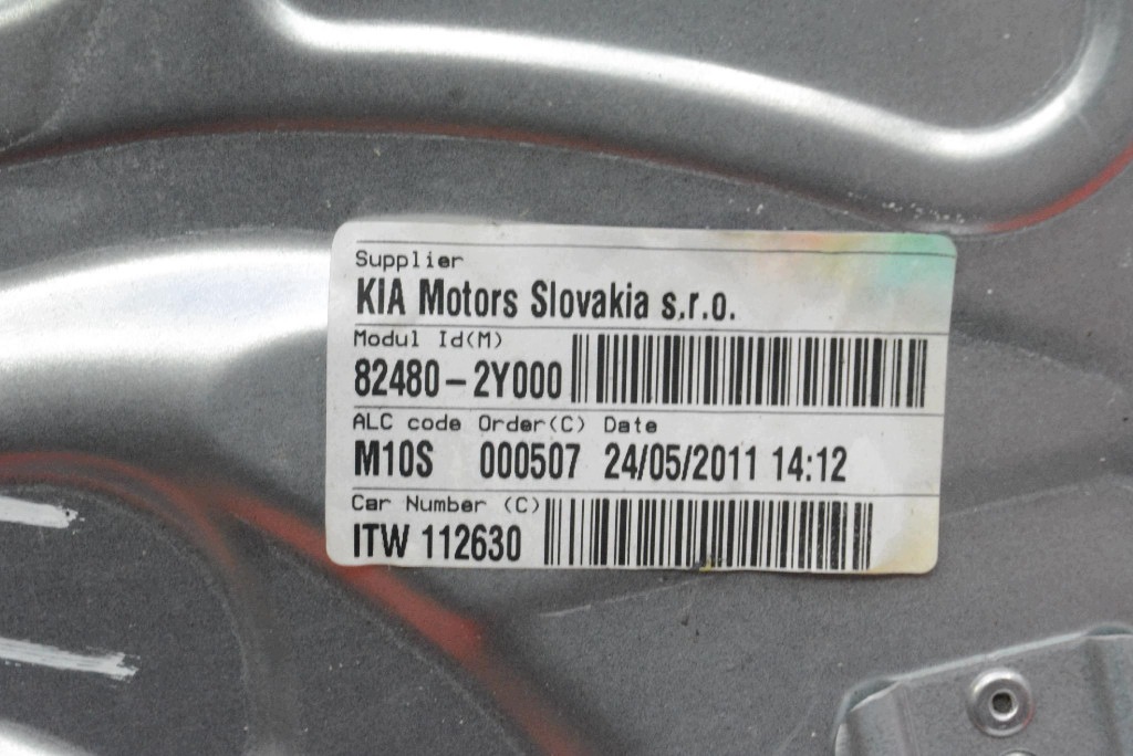 window regulator right front EU 82480-2Y000 HYUNDAI IX35 1 and 09-13