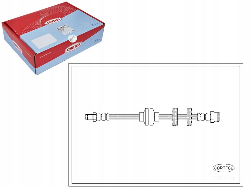 тормозной шланг Alfa Corteco