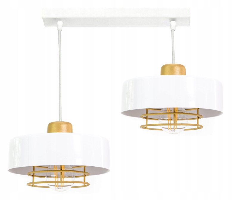 Závěsné stropní svítidlo Loft Spiro – 2 stropní lampy do obývacího pokoje Led