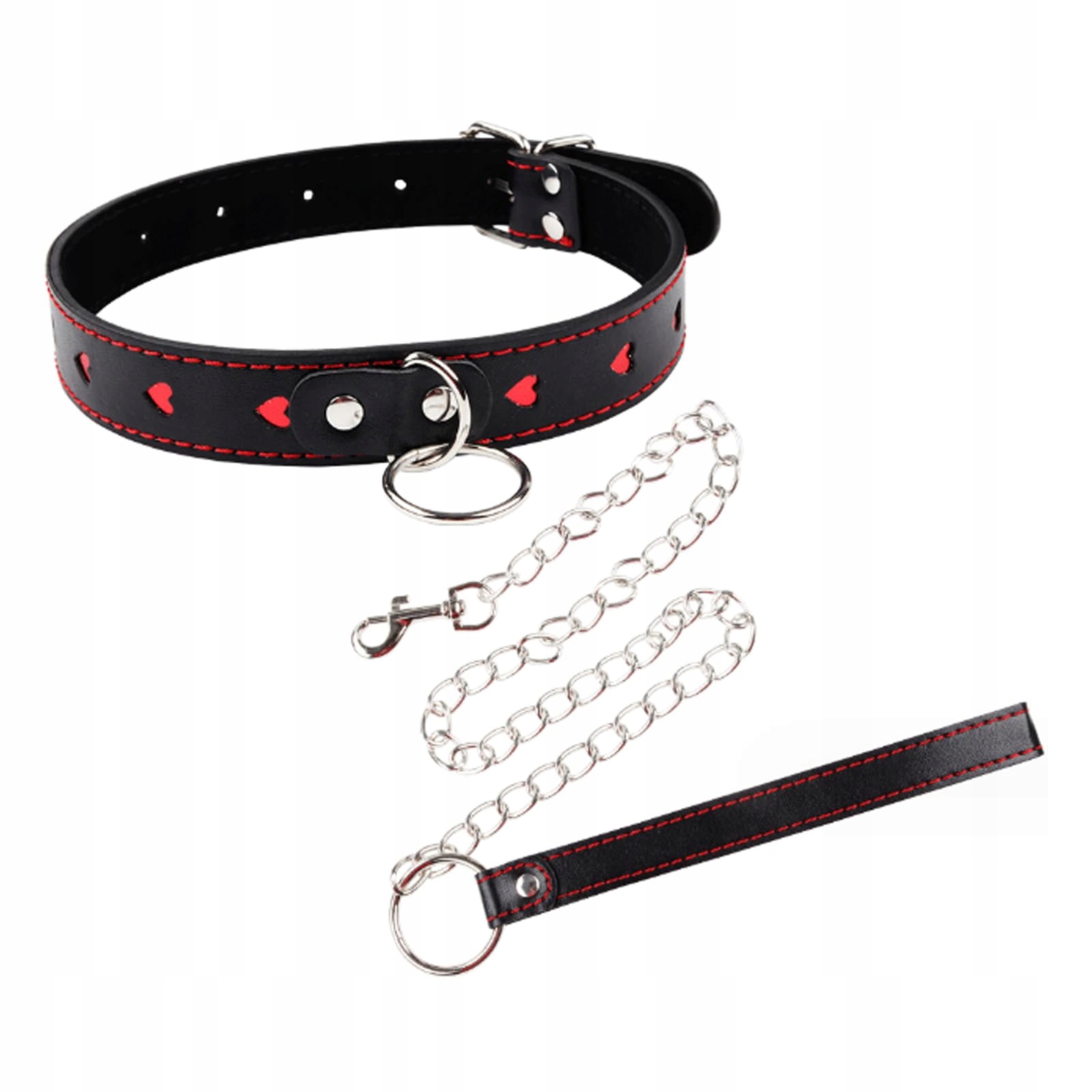 SUPKTHDY Skórzana Obroża Damska Choker Fetysz Dla Par — miniatura 7