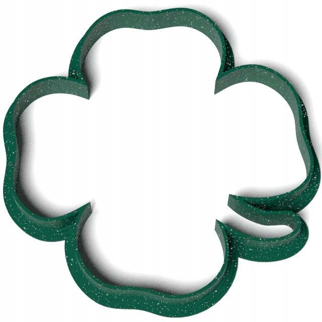 

Foremka do ciastek piernika Koniczyna matury Obrys