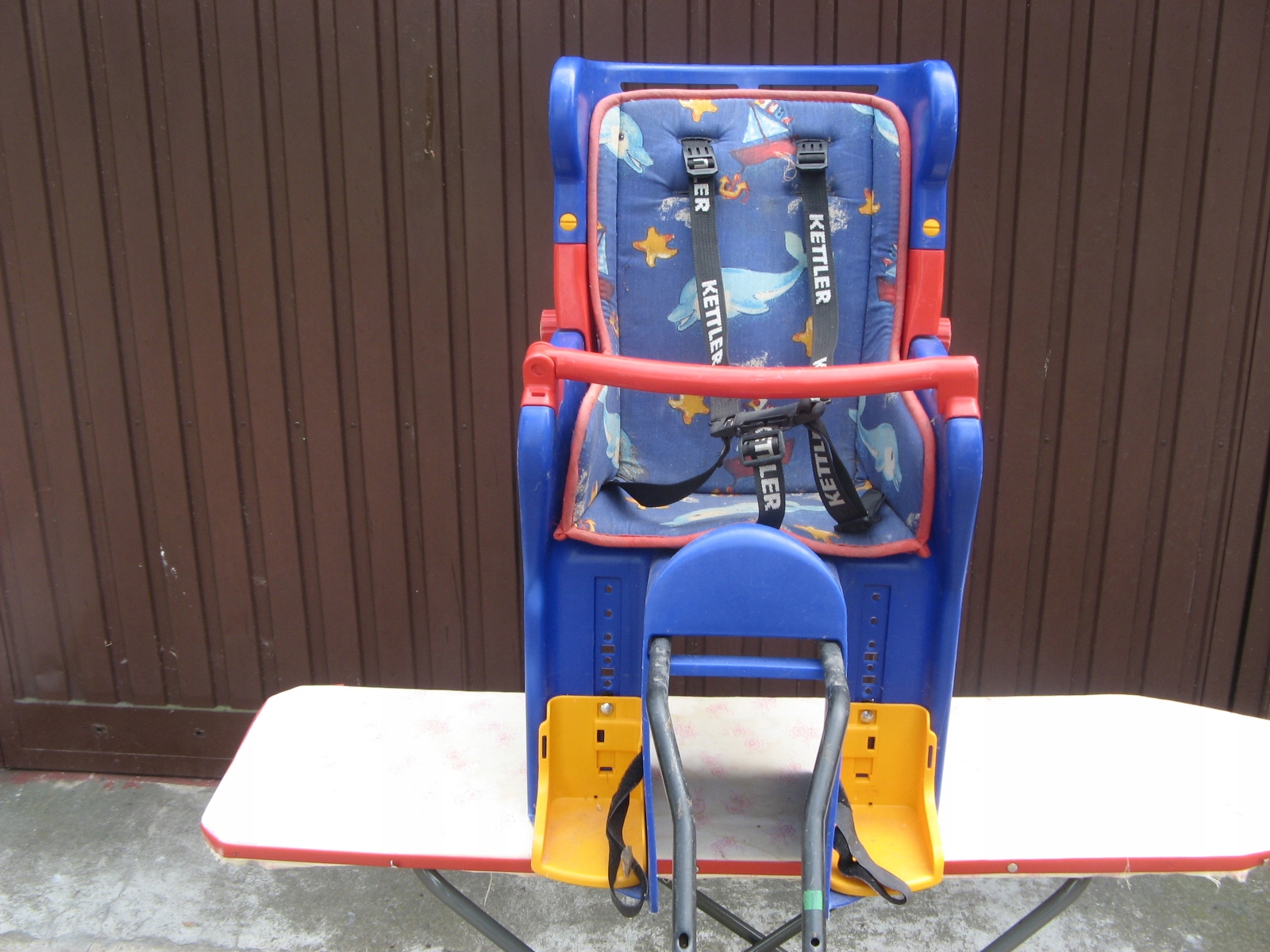 Fotelik Rowerowy Kettler Flipper Uchylany dla Dziecka do 22 kg