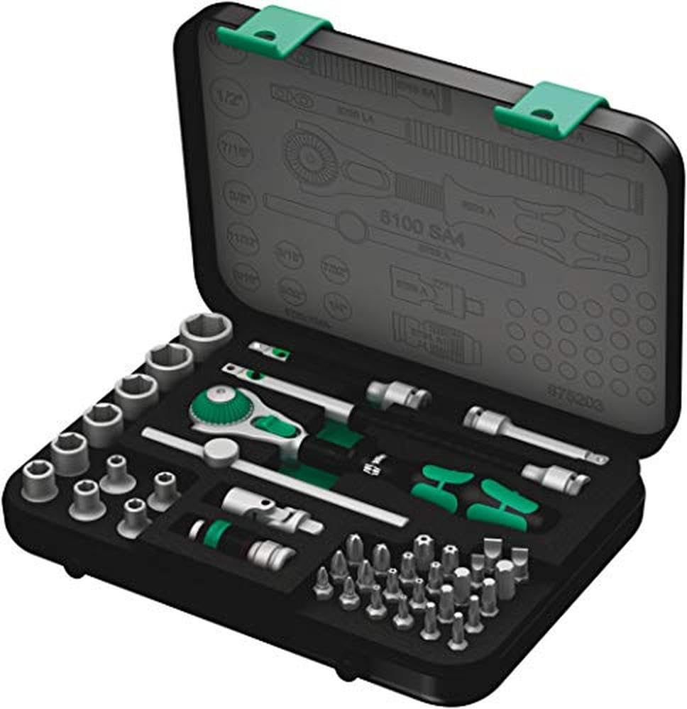 WERA Zestaw Kluczy Nasadowych Zyklop Speed 1/4 Cala 41 Elementów — miniatura 2