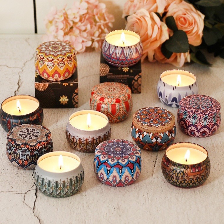 NATURALNE ŚWIECE ZAPACHOWE SOJOWE WYKWINTNY ZESTAW UPOMINKOWY 4SZT Skład inna