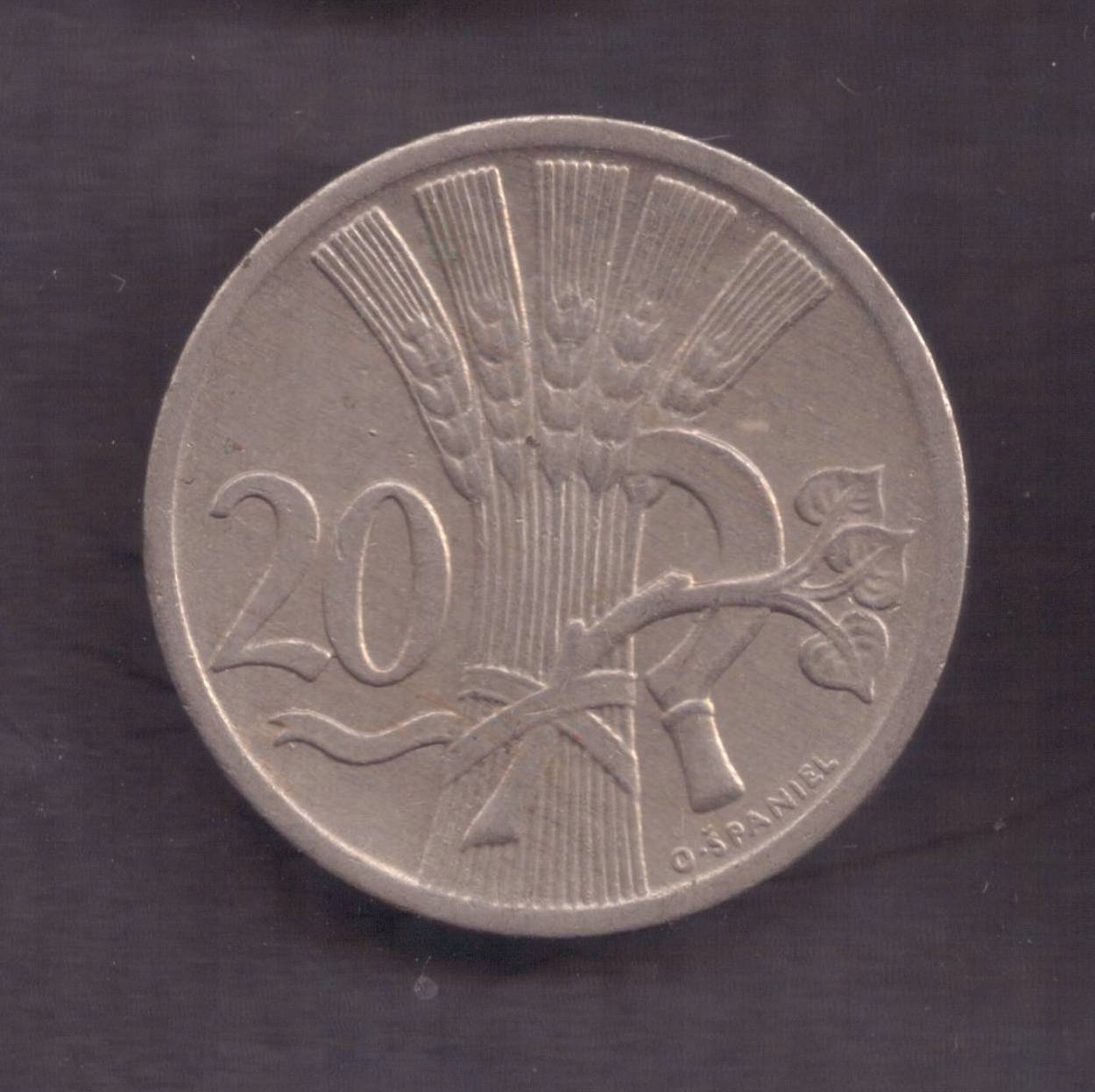 Czechosłowacja - 20 Halerzy 1926 rok