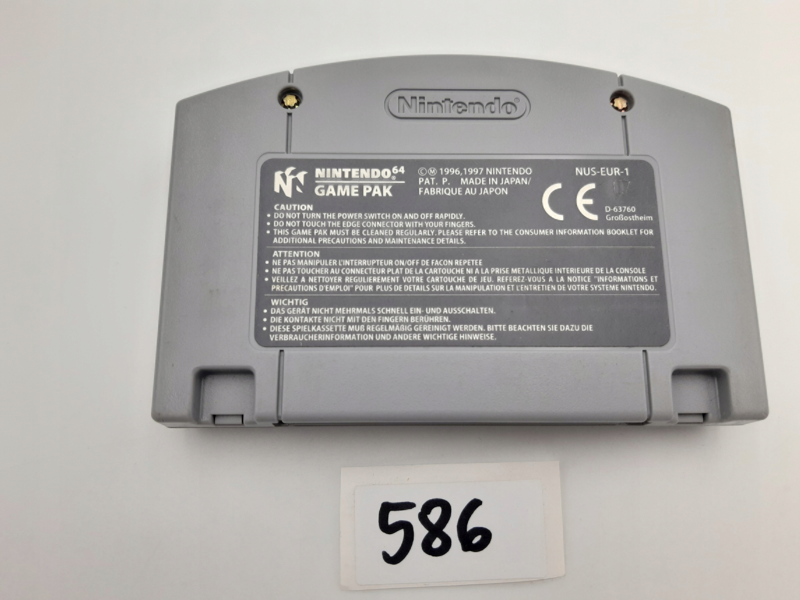 NINTENDO 64 STAR WARS ROGUE SQUADRON Platforma Nintendo 64