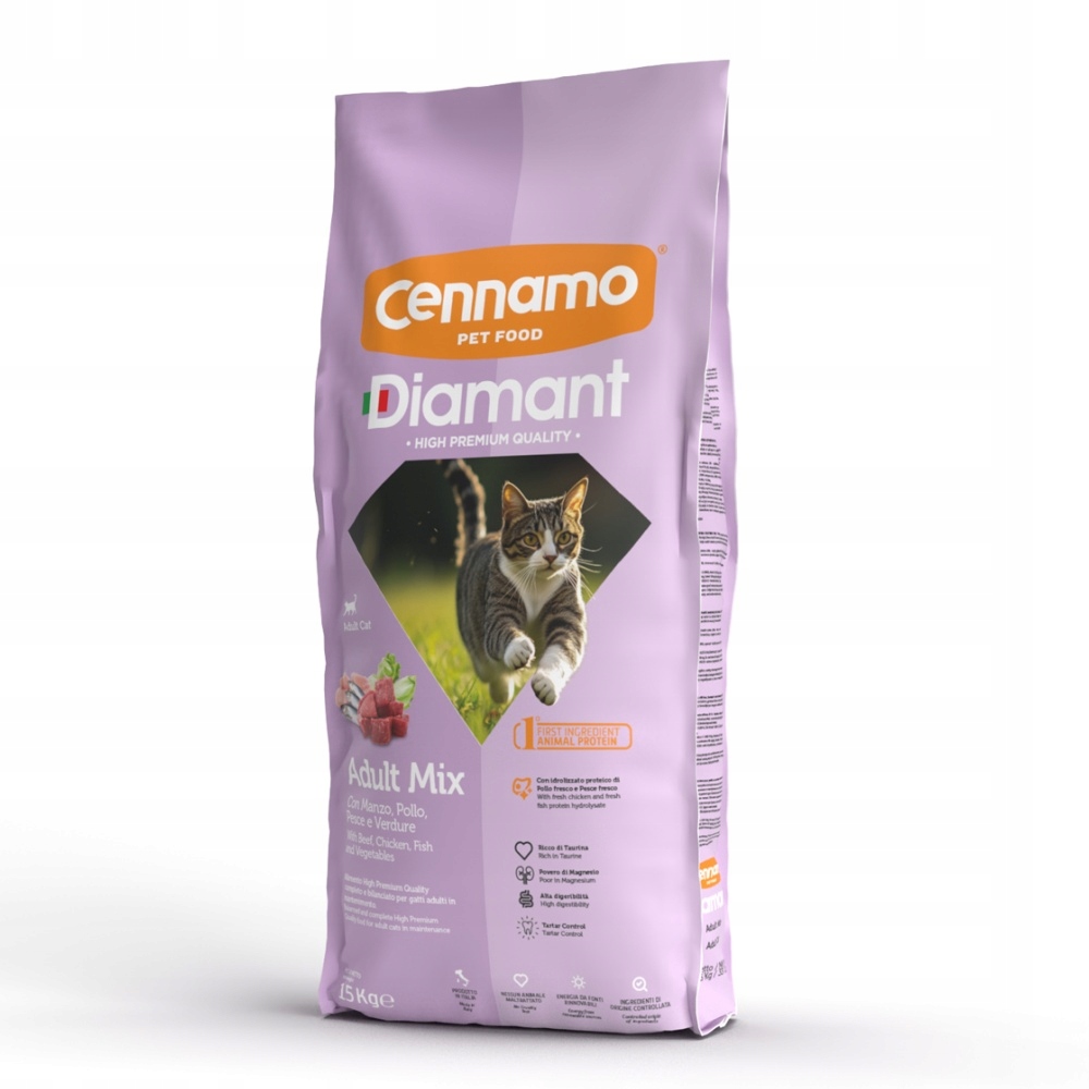 Levně Diamant Cat Adult Mix 15 kg