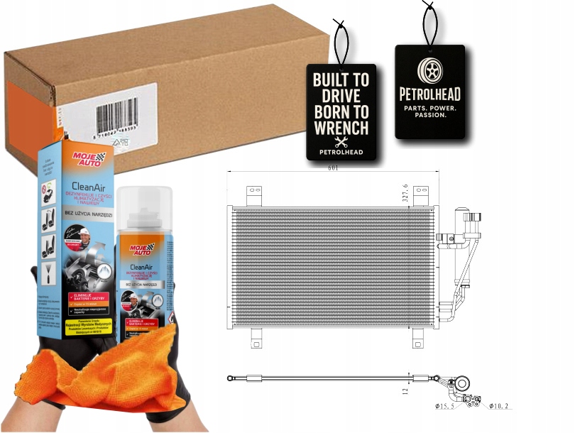 Kondenzátor Klimatizace Mazda 2 CX-3 1.5 1.5H 2.0 08.1 #Petrolhead Pro+ Kit9