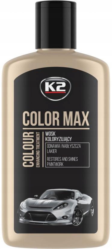 K2 - COLOR MAX - WOSK KOLORYZUJĄCY - CZARNY - 250 ML