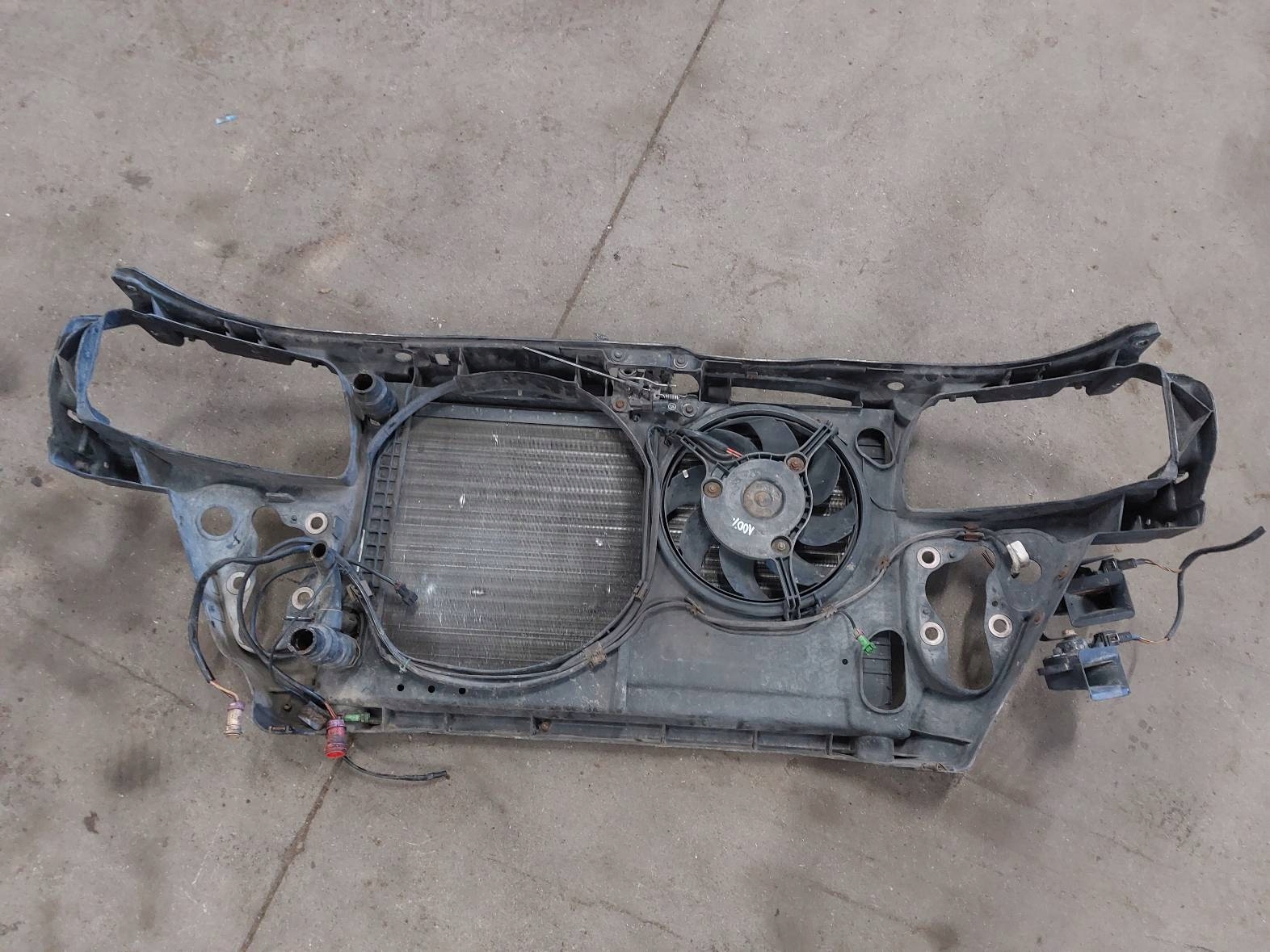support panel for radiators pillar iron + water cooler AUDI A4 B5 1.6 8V