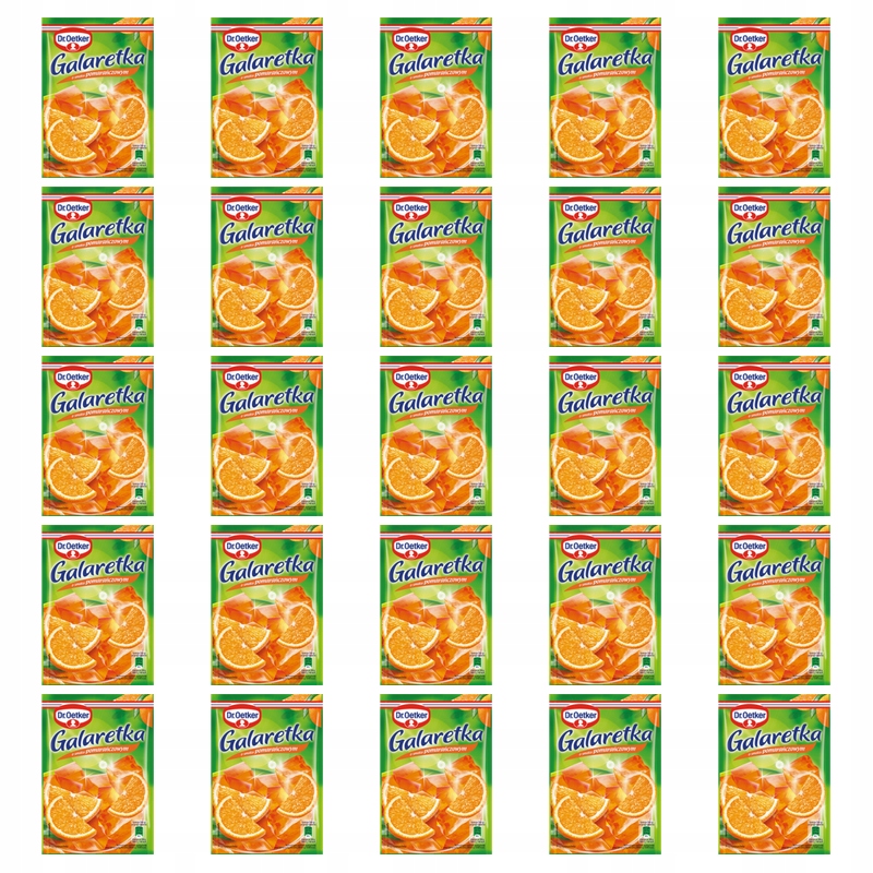 Dr. Oetker Želé s pomerančovou příchutí 72 g X25