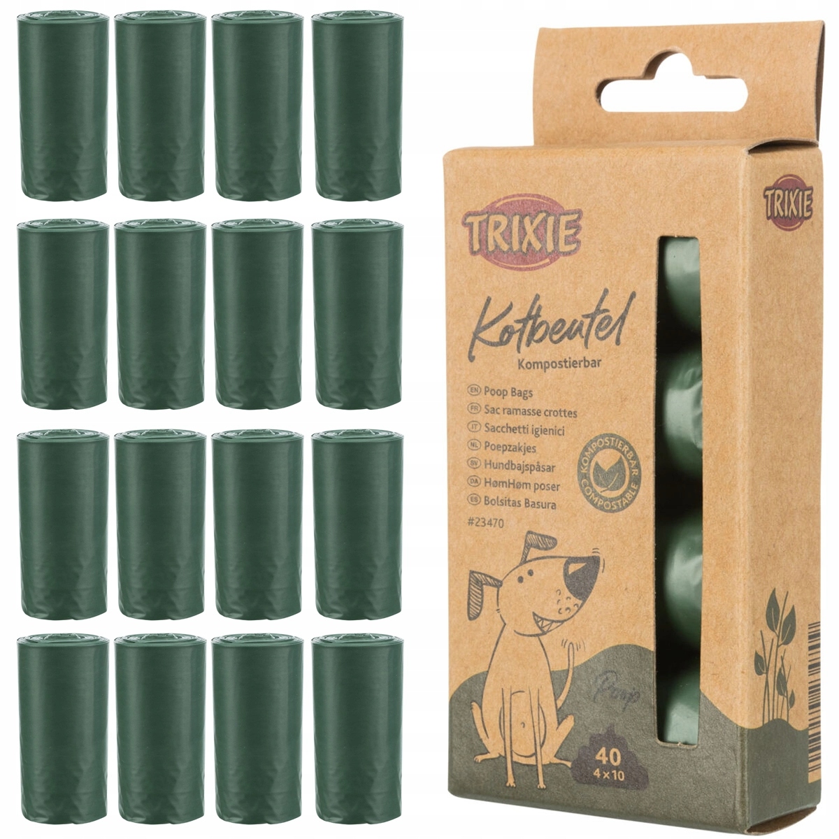 

Trixie biodegradowalne worki na kupy 160 sztuk
