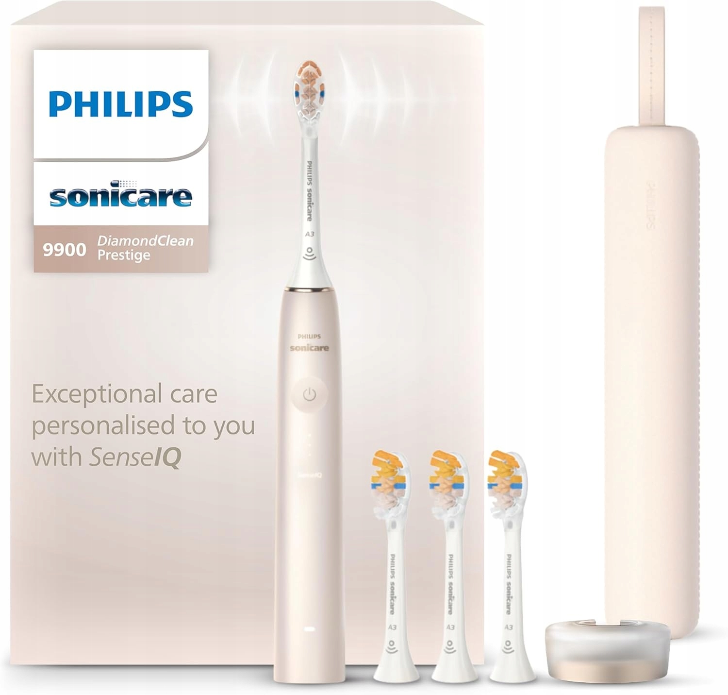 Szczoteczka Philips Sonicare DiamondClean 9900 HX9992/44 Beżowa Bluetooth