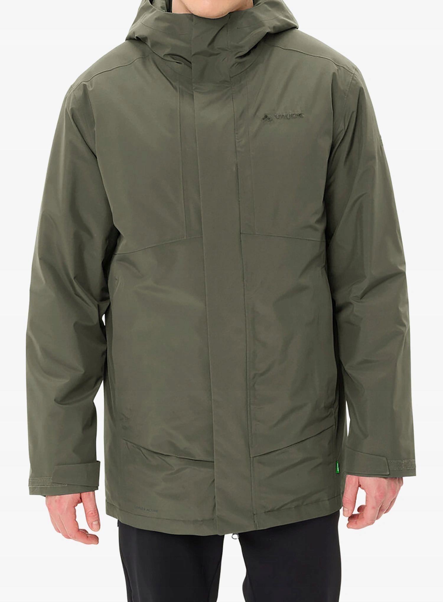 Zateplená bunda Vaude Rosemoor Padded Parka khaki XL
