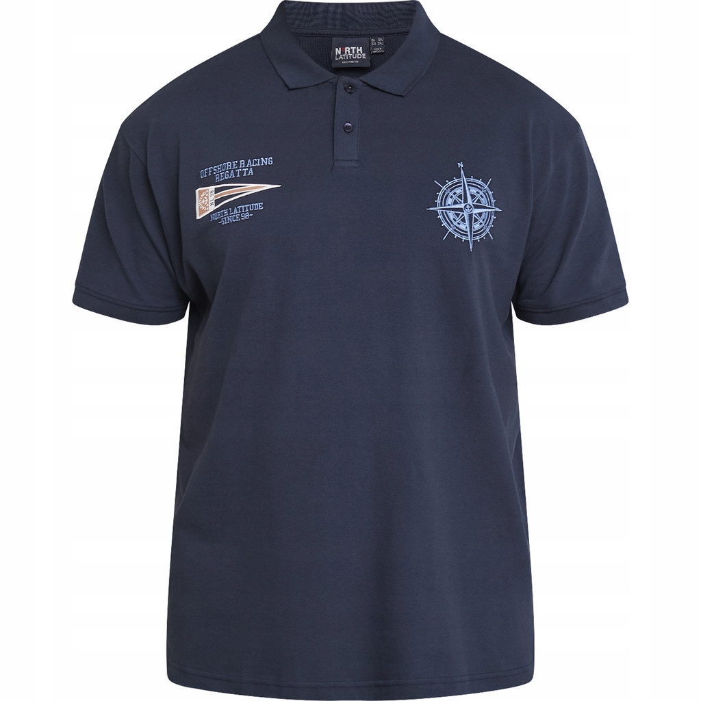 North Latitude polokošile pánská 61129 nadm. vel. 4XL tmavě modrá