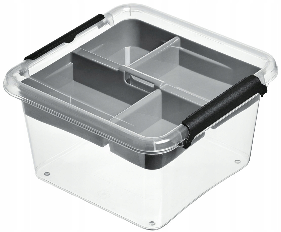 

Pojemnik plastikowy domu zamykany Organizer 1,15l