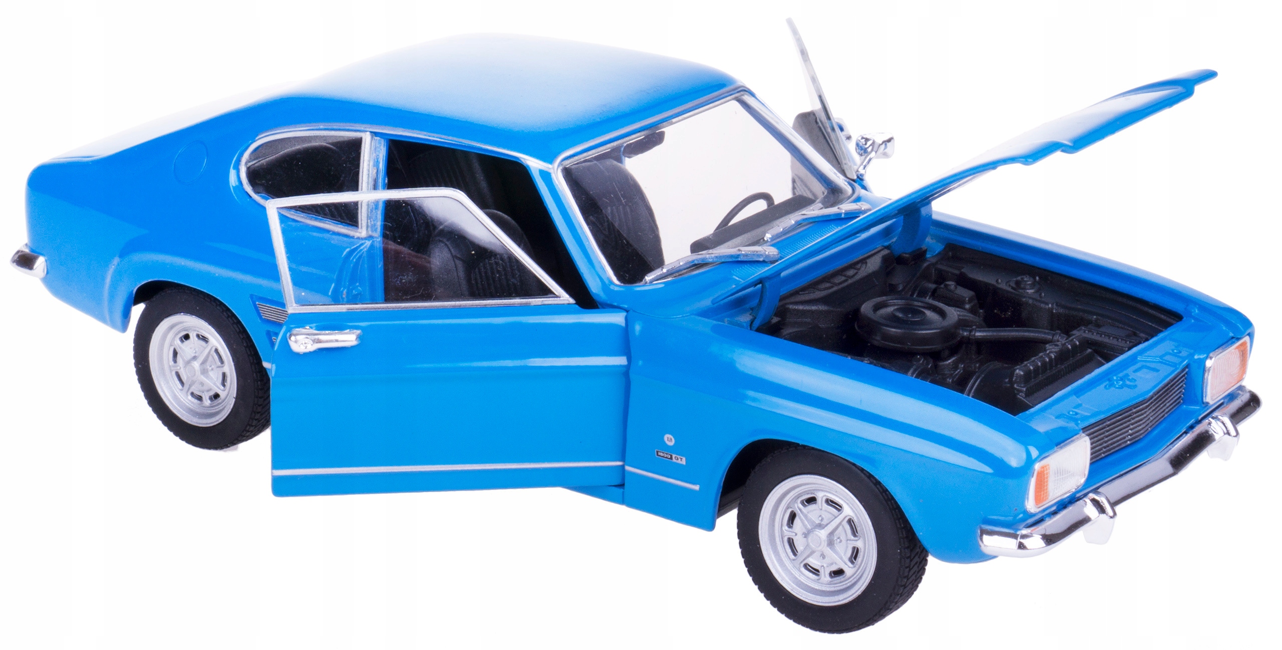 1969 Ford Capri Model Kov Welly 1:24 Modrá