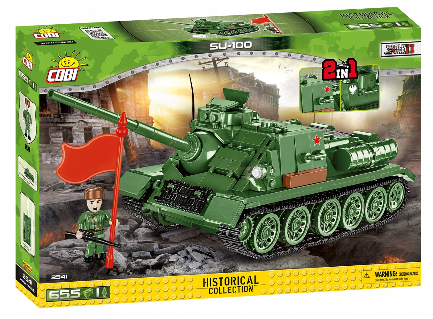 Klocki 2541 Cobi SU-100 Średnie działo samobieżne