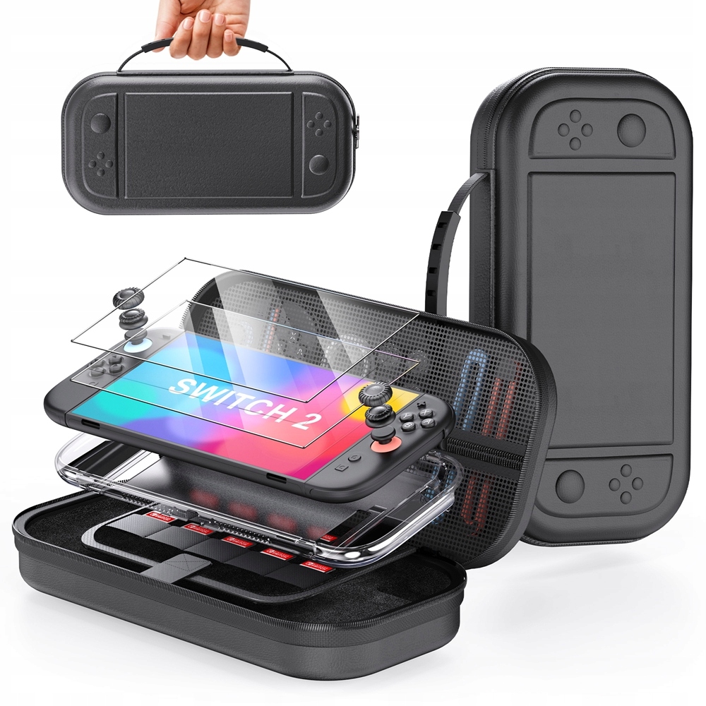 NS2 10-W-1 ZESTAW OCHRONNY DO NINTENDO SWITCH 2 AKCESORIA ZESTAW