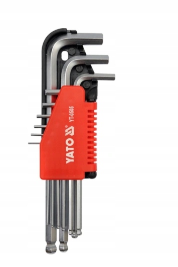 Yato Klucze imbusowe Hex 1,5-10, 9 sztuk YT-0505