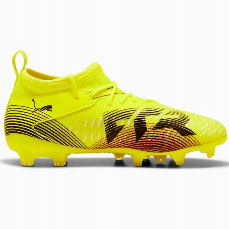 Dětské fotbalové kopačky Puma Future 8 Match Fg/ag Jr sportovní obuv žluté 34