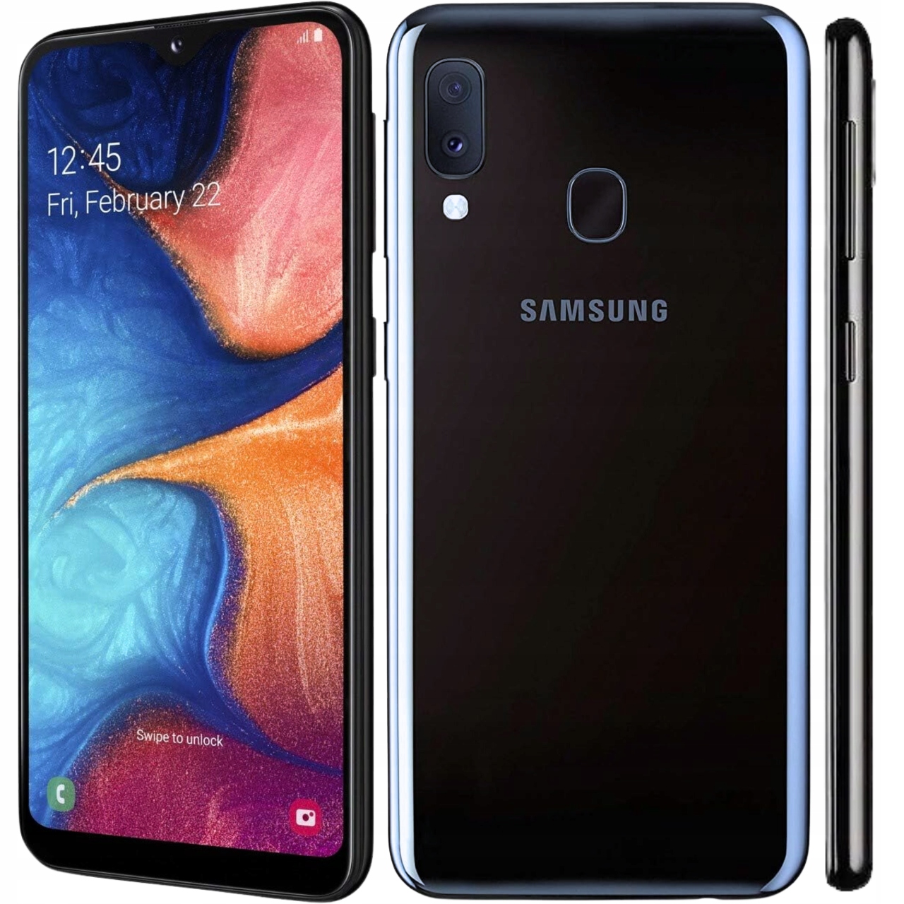 Smartphone Samsung Galaxy A20e 3/32GB 5.80" Lte SM-A202F/DS Černý Nový
