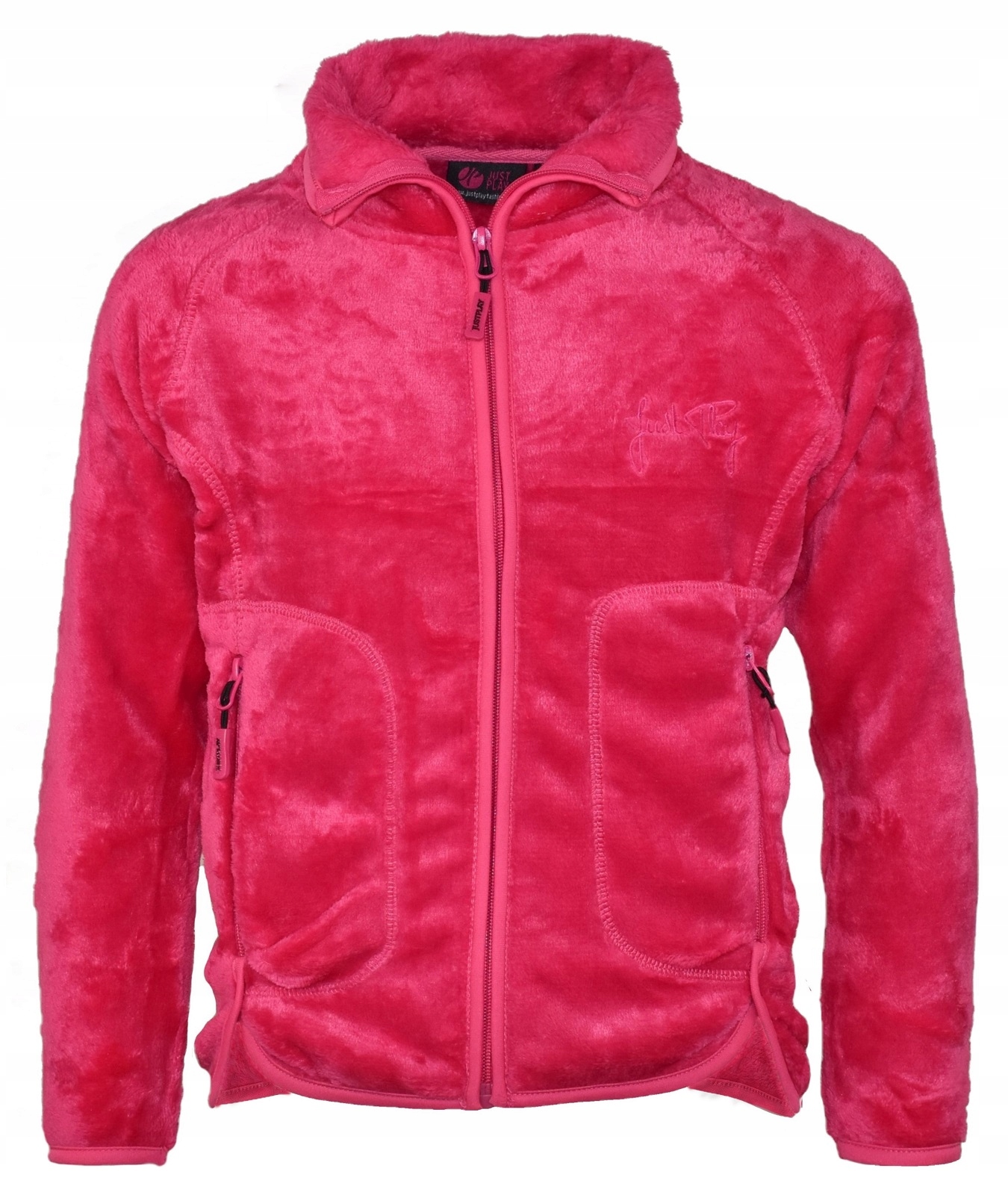 

Bluza polarowa dziewczęca miś suwak coral 152