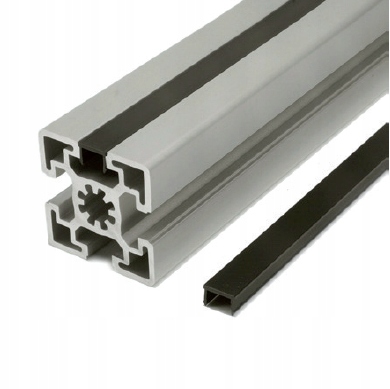 Profil maskujący do rowka 10mm czarny L2000mm