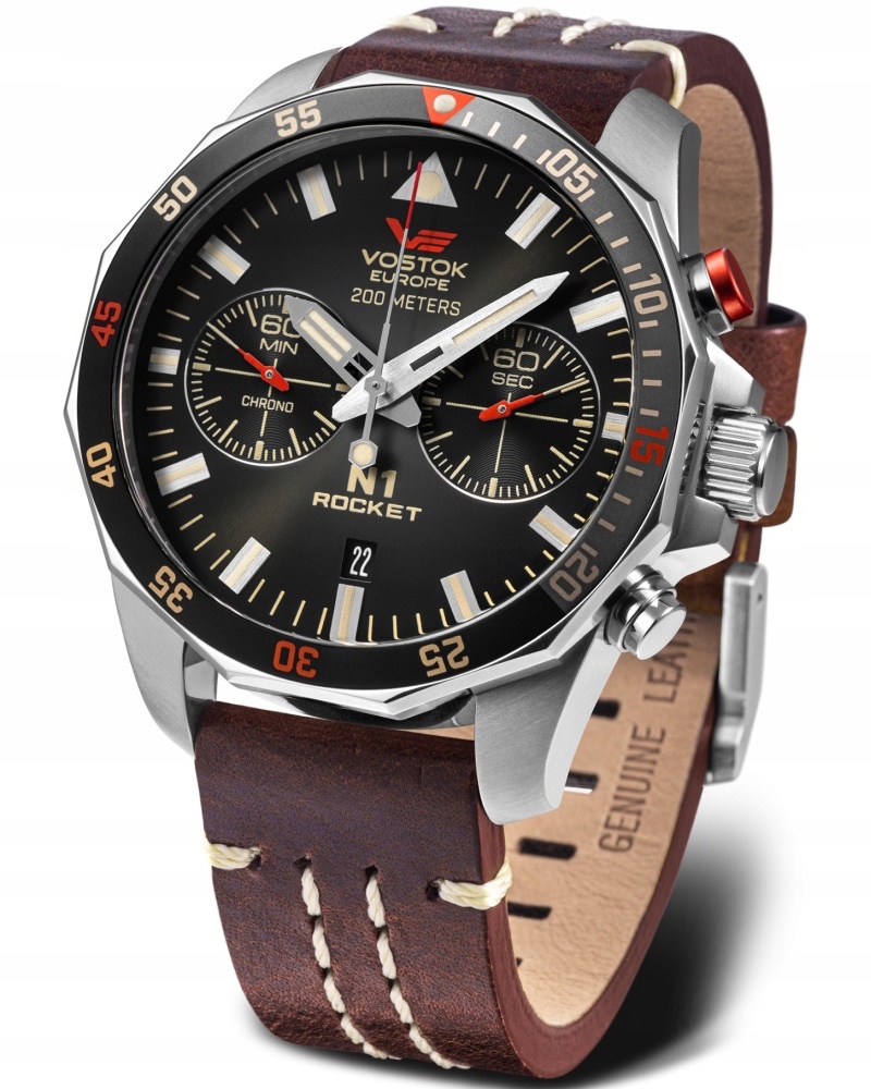 Nové Originální Pánské hodinky Vostok Europe 6S21-225A618 Rocket N-1 Chrono