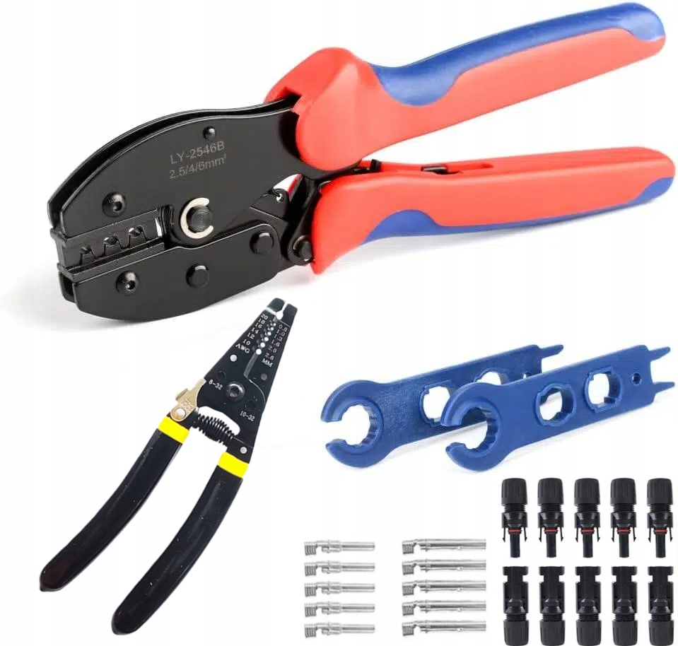 Svěrák Na Klíče Odizolační Kleště MC4 Sada Solární Fotovoltaika Sada