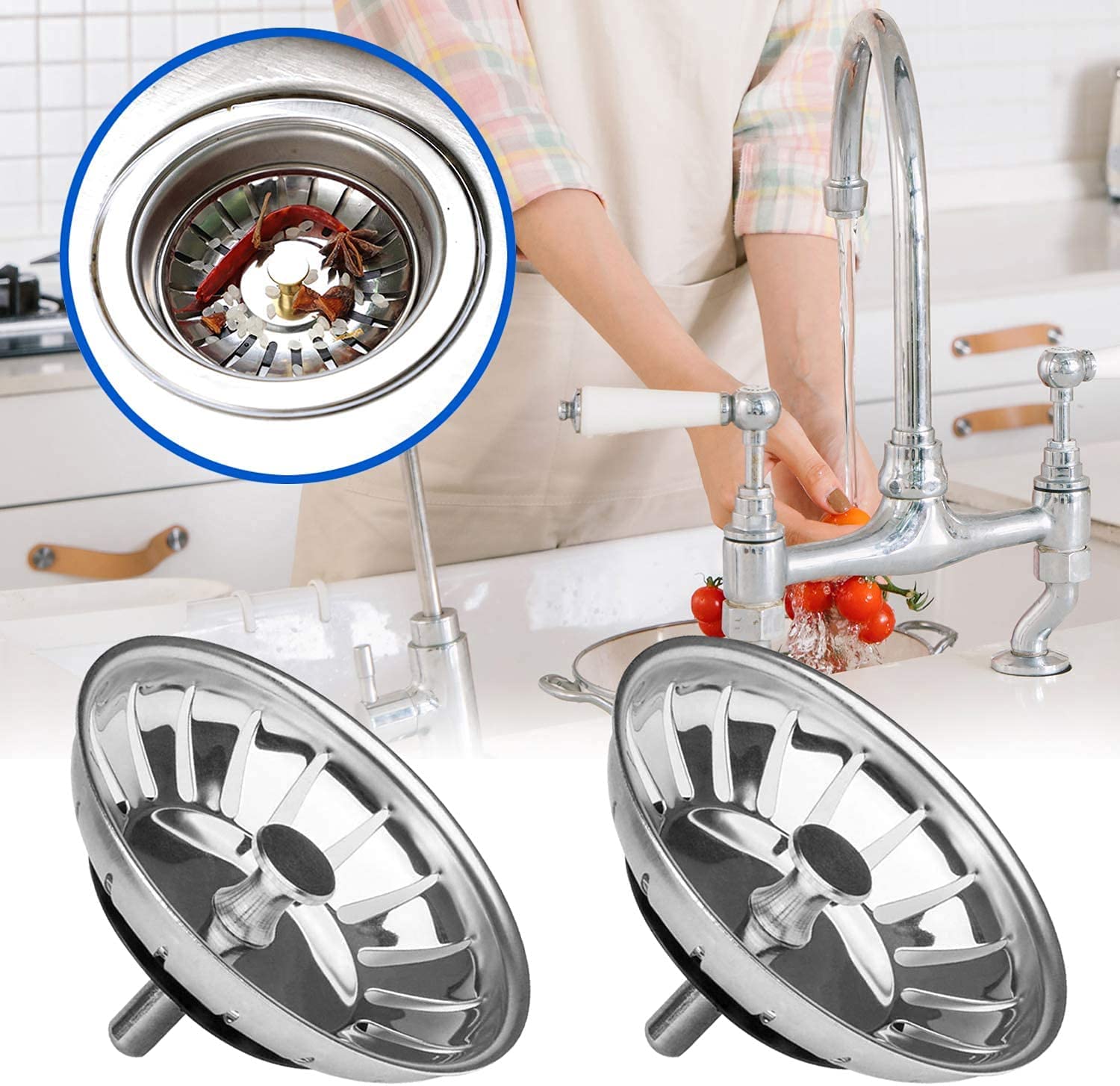 SITKO KOREK METALOWE DO ZLEWU ZLEWOZMYWAKA DUŻE Marka SODANIX