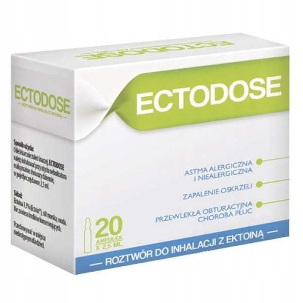 

Ectodose roztwór do inhalacji- 20 ampułek (2,5 ml)