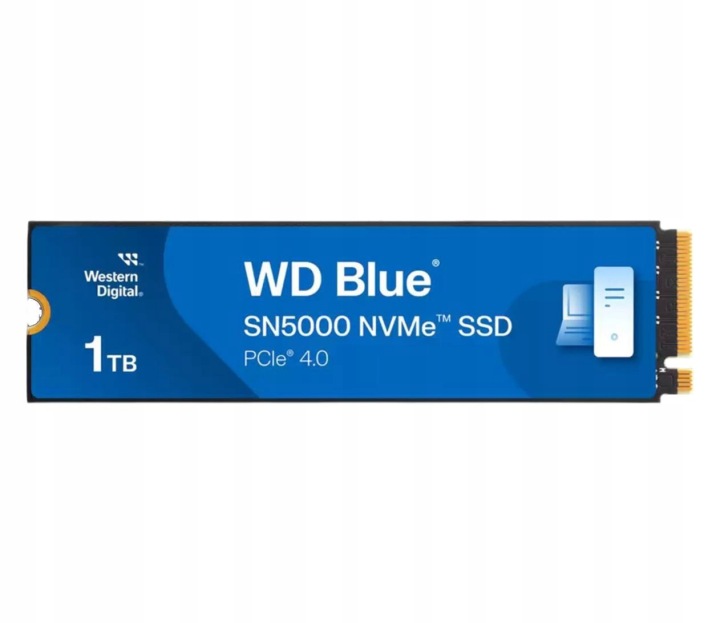 Dysk Ssd Wd Blue SN5000 1TB M.2 2280 Pci-e x4 Gen4 NVMe 5150/4900 MB/s