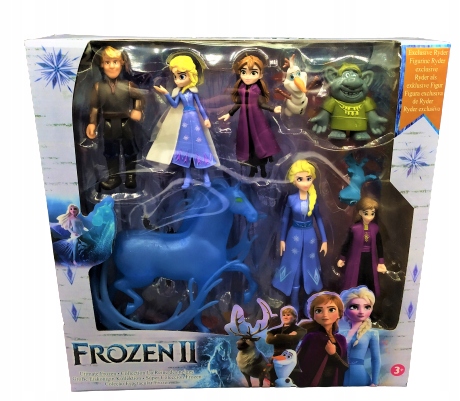 

Frozen Zestaw 9FIGUREK Kraina Lodu Elsa Olaf Nokk