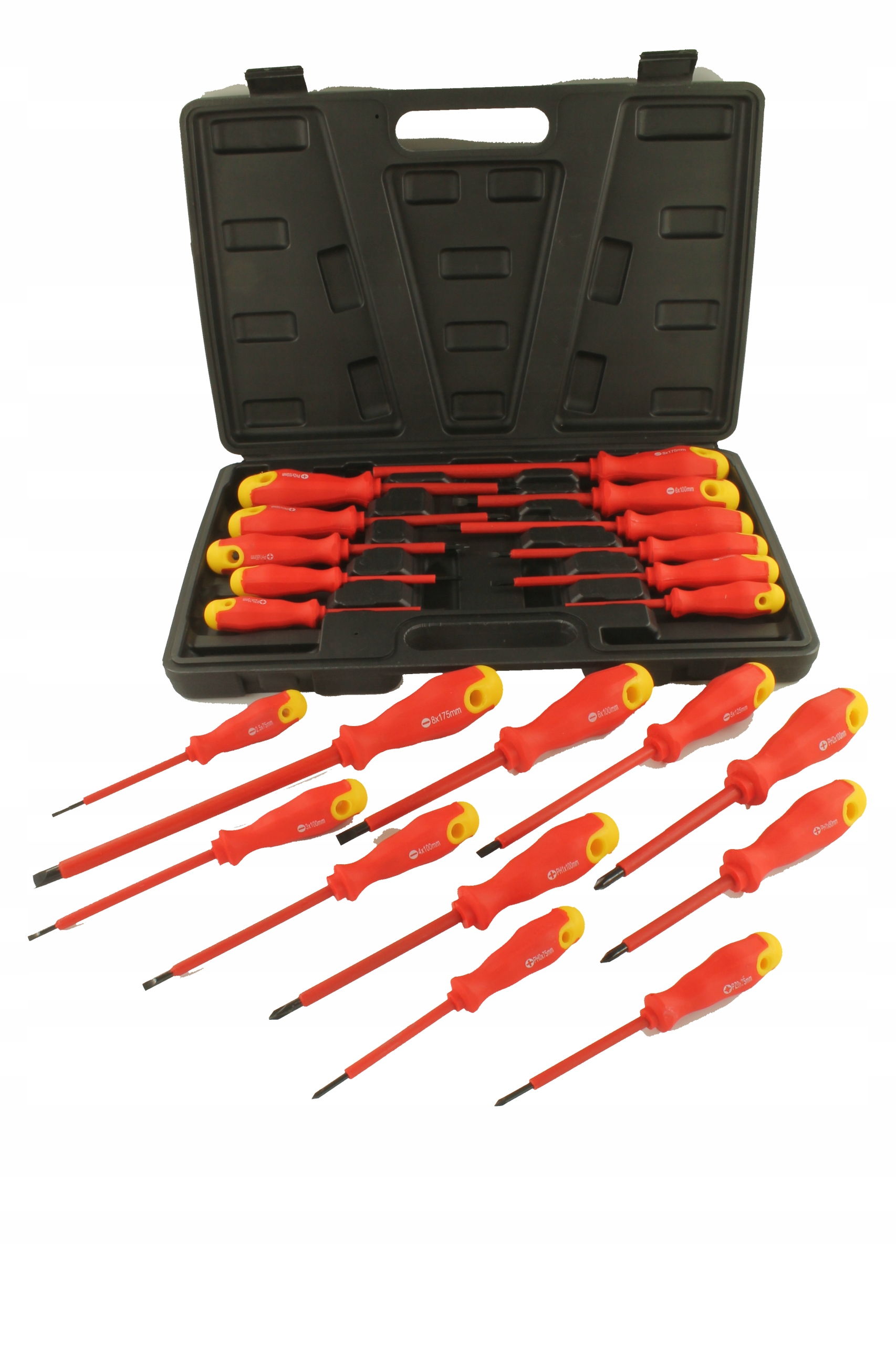 

Zestaw Wkrętaków Wkrętak Śrubokręty Izolowane 11el