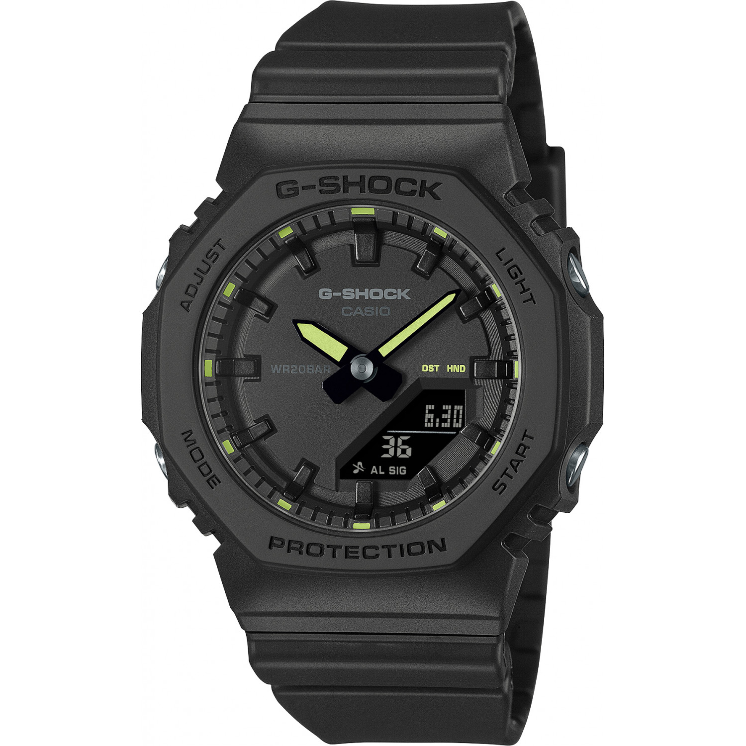 Hodinky Casio G-Shock GMA-P2100SA-1A2ER černý řemínek