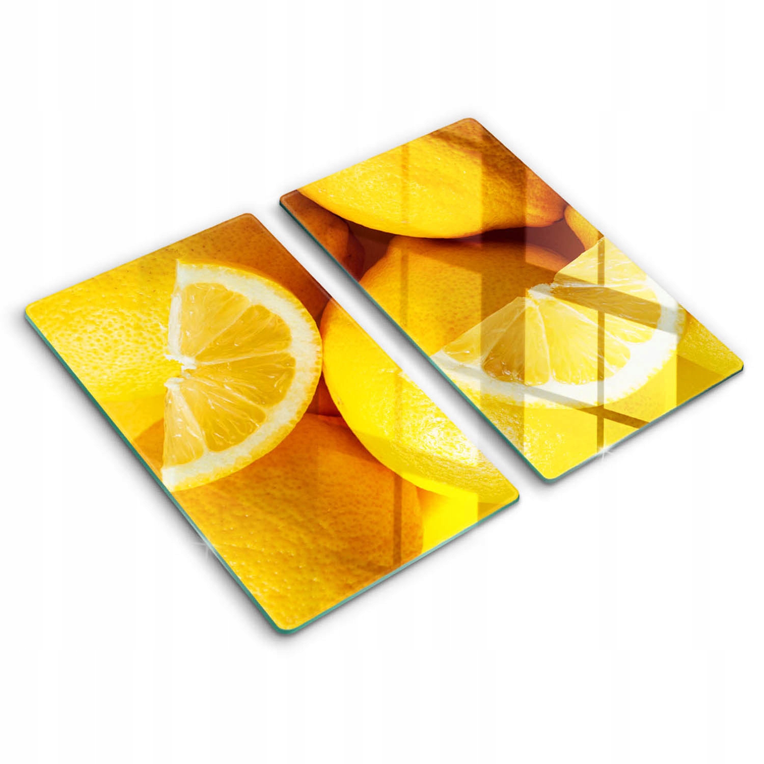 Kuchyňská krytka na desku indukční varné desky Šťavnaté citrony 2x30x52