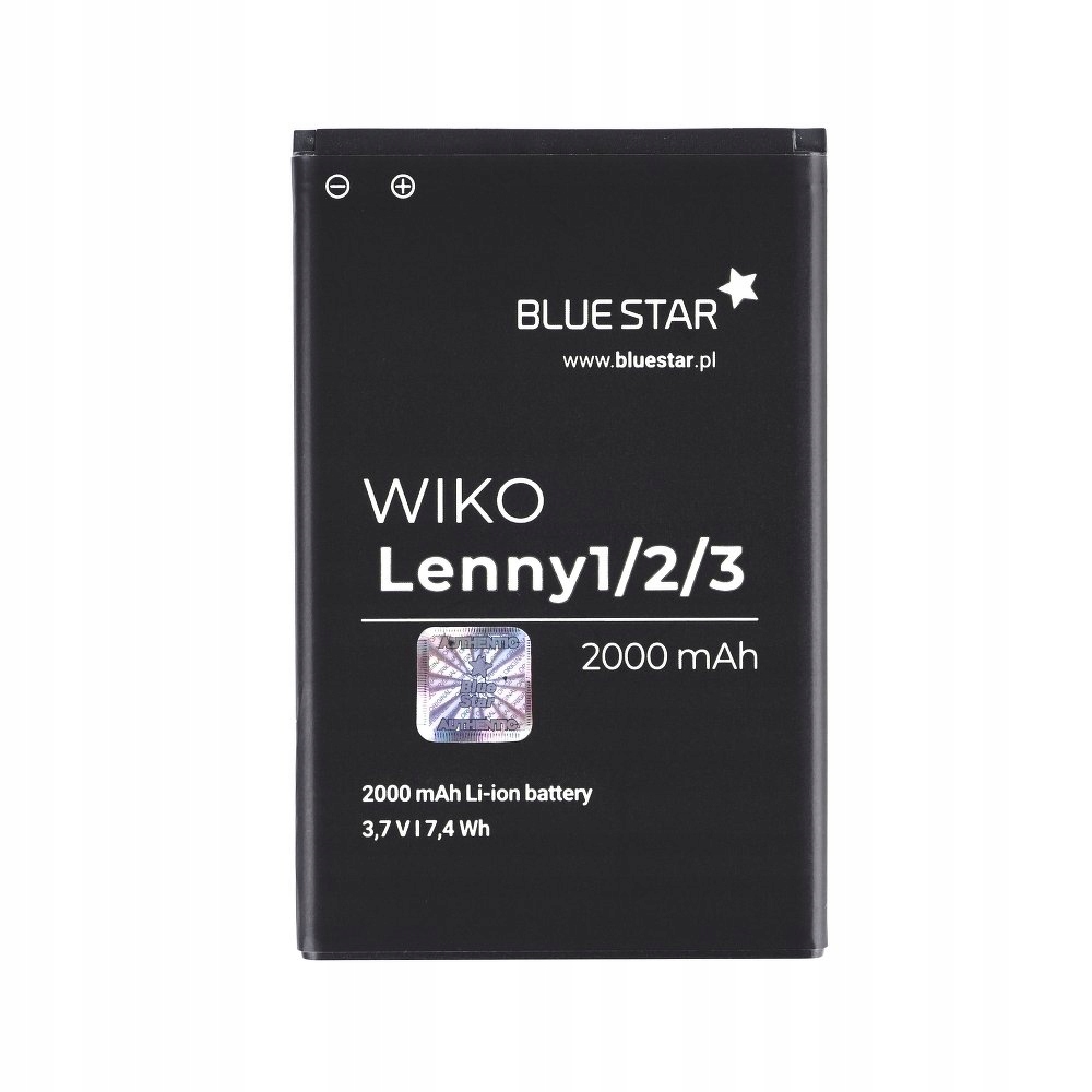 

Bateria do Wiko Lenny1/2/3 2000 mAh Li-Ion niebies