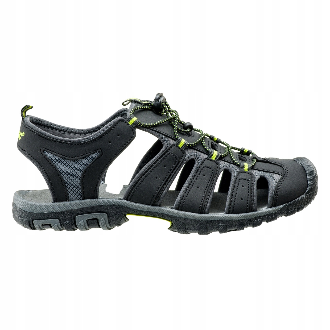 Męskie Sandały ERITIO BLACK/LIME Rozmiar 45