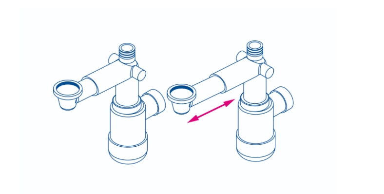 SYFON TELESKOPOWY SPACE SAVER NISKI BIAŁY DEANTE Rodzaj umywalkowy