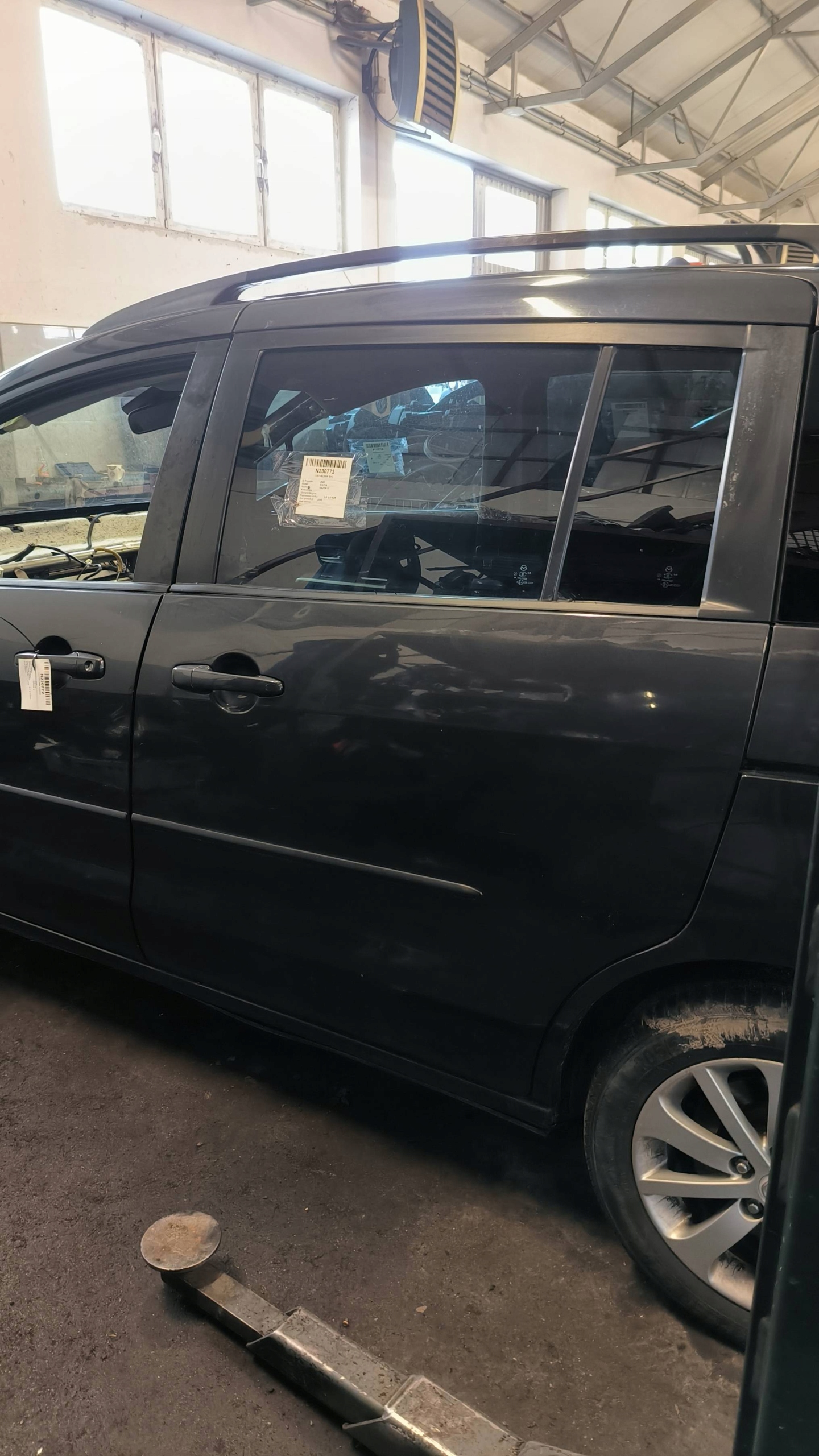 door left rear part silver MAZDA 5 and CR